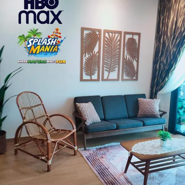 Village Vibes at Splashmania Gamuda Cove, hotel in Pulau Kempas