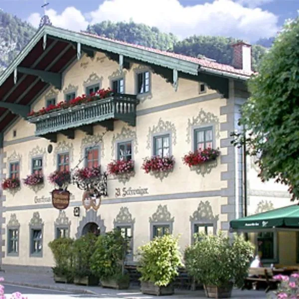 Gasthof Falkenstein - Metzgerei Schwaiger -, hotell i Flintsbach