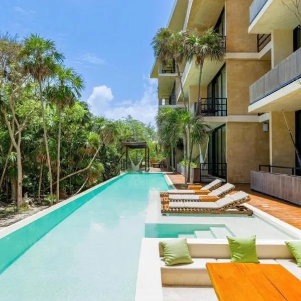 Apartment in Tankah Bay Tulum where Jungle meets Beach, hotel in Tulum