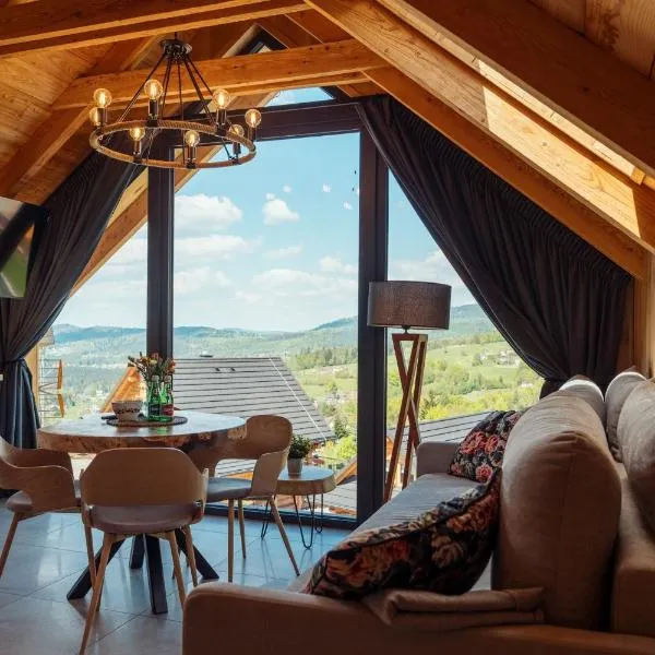 Świerkowe Chatki w Koniakowie, hotell sihtkohas Koniaków