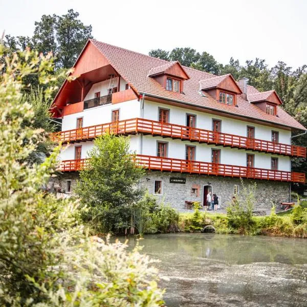 Penzion Ztracený mlýn, hotel ve Slapech
