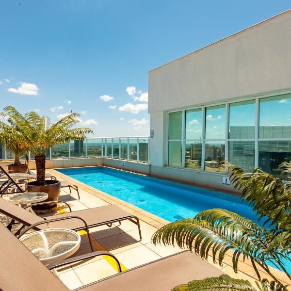 Flat Vista Linda da Esplanada, grande e espaçoso, lazer completo, em Saint Moritz Brasília Hotel - Foto 4