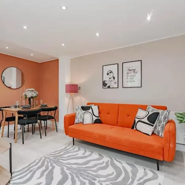 The Stylish Shamrock London Escape - Modern and Airy Apartment with Garden - Few minutes from tube、ロンドンのホテル
