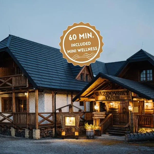 Gazdovský dvor B&B s Mini Wellness, hotell sihtkohas Bešeňová