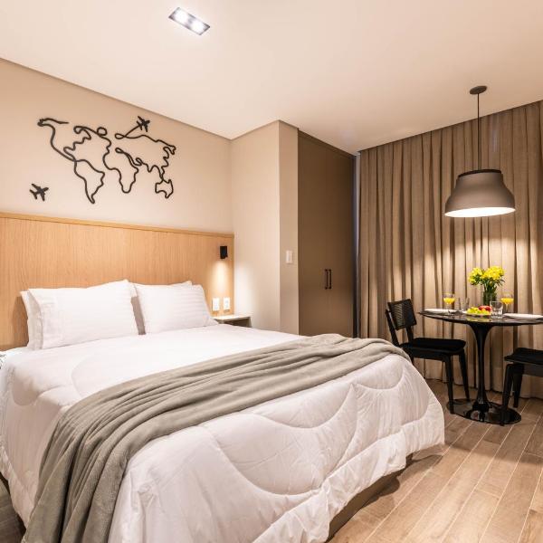 BHaus Moema Dstay - Studio Deluxe - Cama Queen - Academia - Lavanderia - Coworking - Próximo ao Metrô e Shopping Ibirapuera - ds9