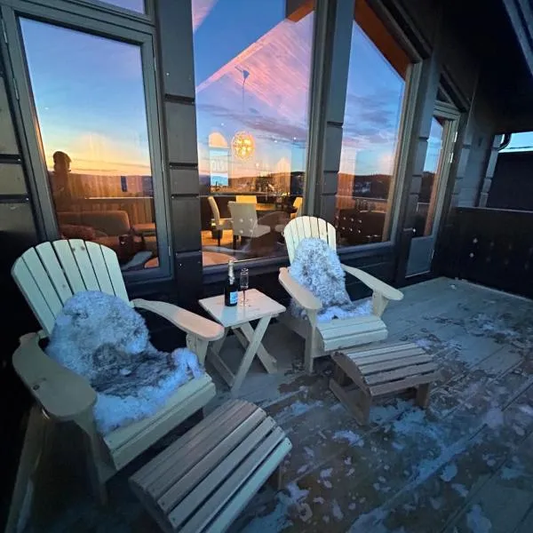 Norefjell! Newly built cabin with stunning view, hotell i Noresund