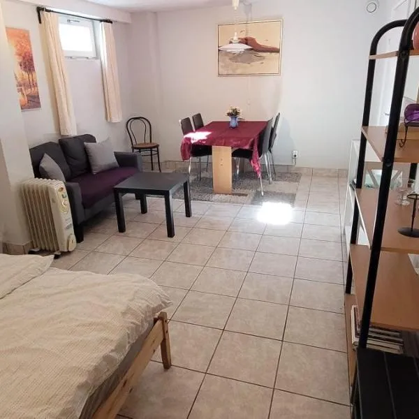 Spacious 110m2 2BR Basement Retreat, Jacuzzi, Table Tennis & Garden Access, hotel v destinaci Malmö