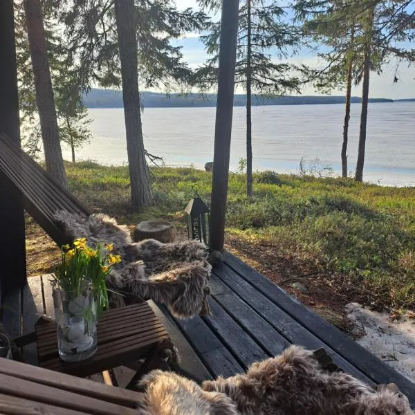 Blue Moment at the Arctic Circle- Forest, beach, activities、Meltosjärviのホテル