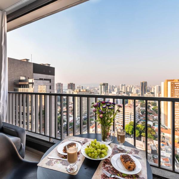 BHaus Allianz Park VN Turiassu - Studio com Varanda e Vista Incrível 21o andar - Academia - Piscina no Rooftop - Lavanderia - Coworking - Recepção 24h - Perdizes - Vaga de garagem rotativa mediante disponibilidade - Acomoda 3 pessoas - T24 - Foto 5