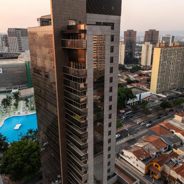 BHaus Allianz Park VN Turiassu - Studio com Varanda e Vista Incrível 21o andar - Academia - Piscina no Rooftop - Lavanderia - Coworking - Recepção 24h - Perdizes - Vaga de garagem rotativa mediante disponibilidade - Acomoda 3 pessoas - T24 - Foto 4
