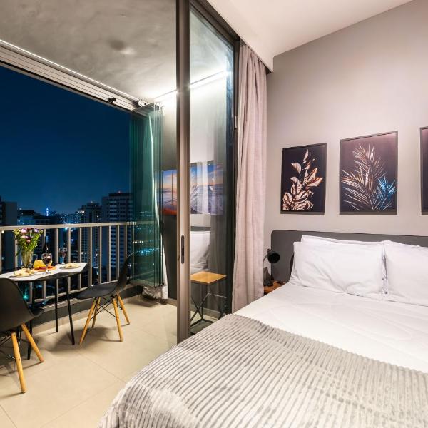 BHaus Allianz Park VN Turiassu - Studio com Varanda e Vista Incrível 21o andar - Academia - Piscina no Rooftop - Lavanderia - Coworking - Recepção 24h - Perdizes - Vaga de garagem rotativa mediante disponibilidade - Acomoda 3 pessoas - T24 - Foto 2