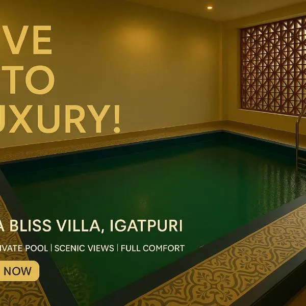 Vista Bliss 3BHK Villa With Private Pool, hotel en Igatpuri