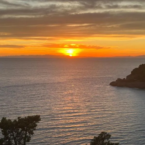 VILLA ROSA CON SPLENDIDA VISTA MARE – hotel w mieście Bonassola