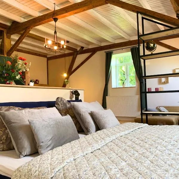 Stilvoll eingerichtetes Studio in historischem Bauernhaus, voll ausgestattet inmitten der Natur auf 75 qm, hotel v destinaci Waldshut-Tiengen