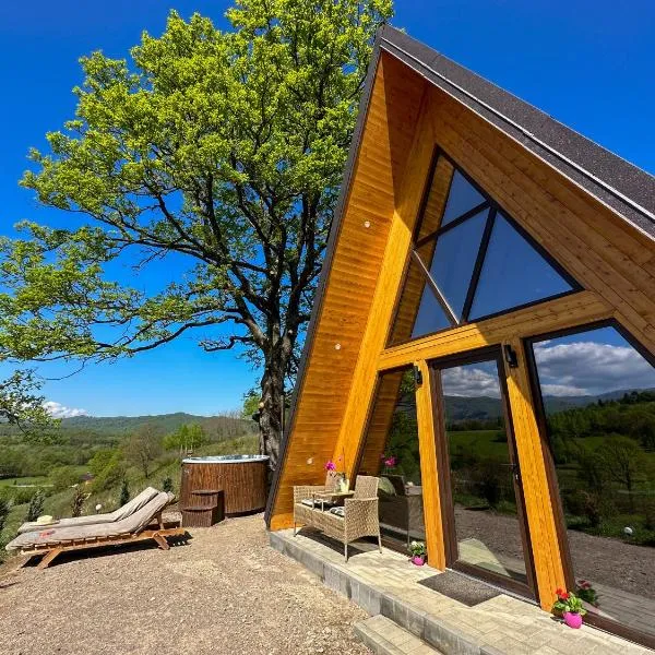 Dream Cottage A-Frame, hotel in Şinca Nouă
