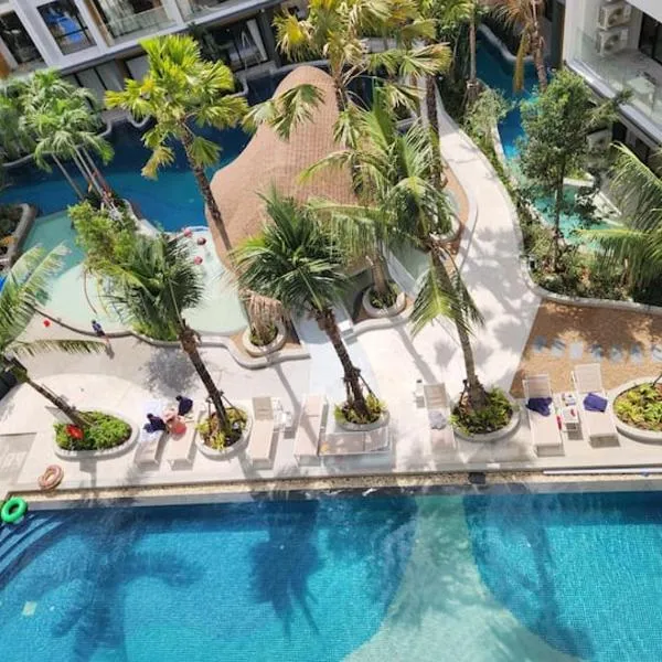 Modern 1506 Condo in Wyndham Gardens on the beach, hotel em Nai Thon Beach