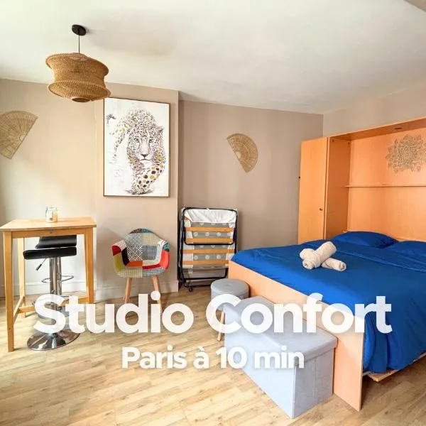 Studio Confort & Calme - Paris à 10 min, hotel in Malakoff