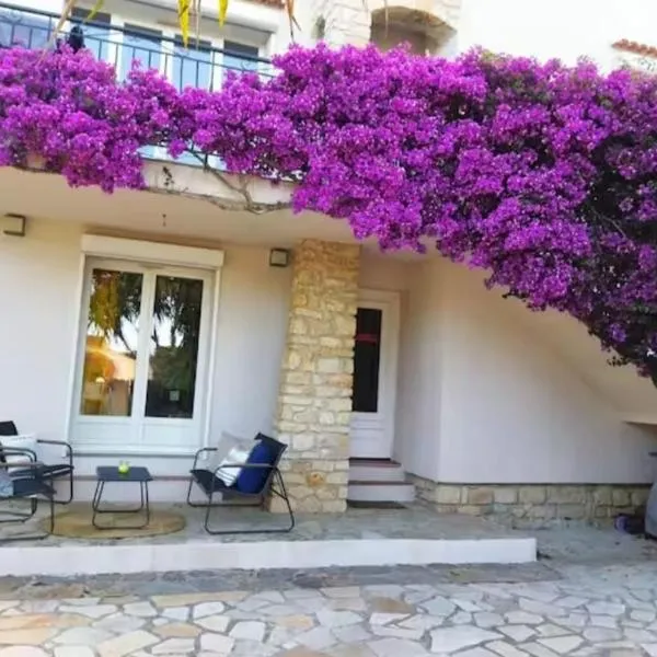 bougainvilliers, hotel Hyères-ben
