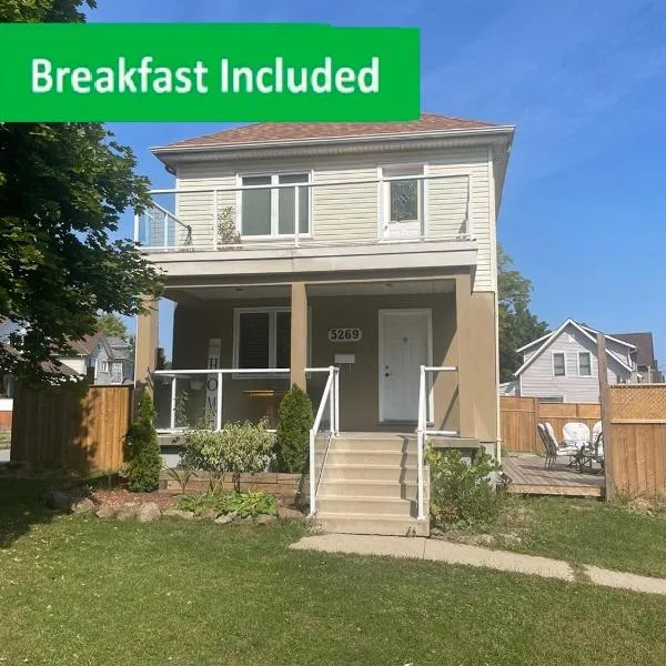 Peaceful Residence on Palmer Ave - Close to the Falls & Complimentary Breakfast Delivered Daily to the Rental、ナイアガラ・フォールズのホテル