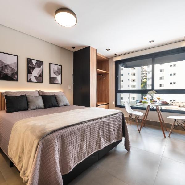 BHaus Moema DStay - Studio Deluxe - Cama Queen - Academia - Lavanderia - Coworking - Próximo ao metrô e Shopping Ibirapuera - ds8