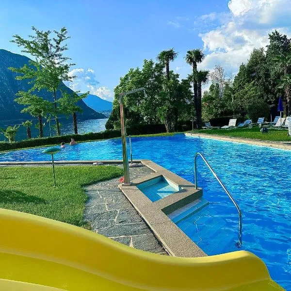 MIRALAGO -Wonderful Lake view、ビッソーネのホテル
