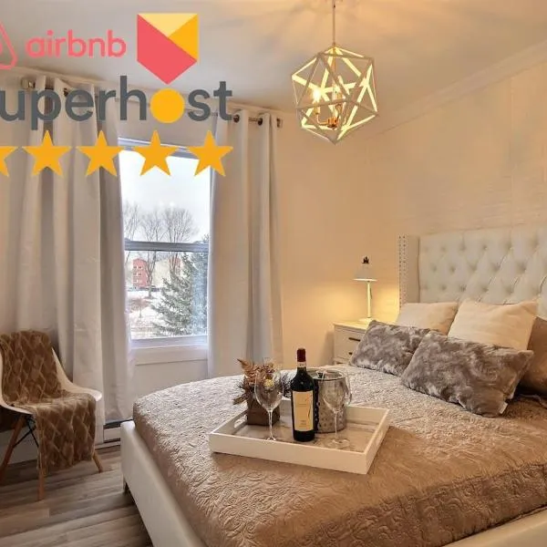 City Center Charming River View AC Free Parking, hotel din Québec