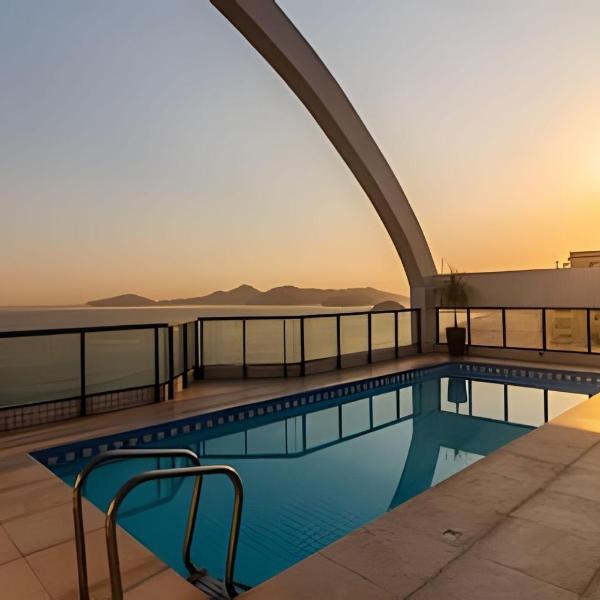 SHB - Piscina, vista mar e “pé na areia” em Santos