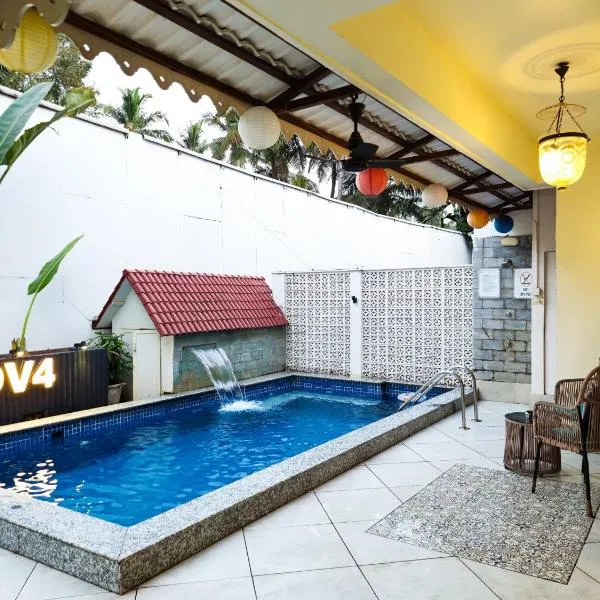 OV Private Pool Villas near Baga, I 4BHK units I Staff, Hotel in Calangute
