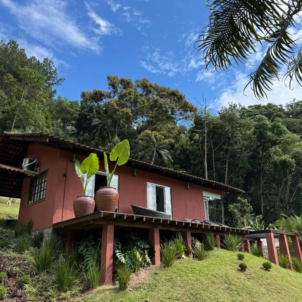 Encantador Chalé em meio a Natureza para 4 pessoas