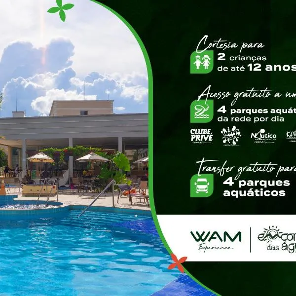 Encontro das Águas Thermas Resort by WAM Experience, khách sạn ở Caldas Novas