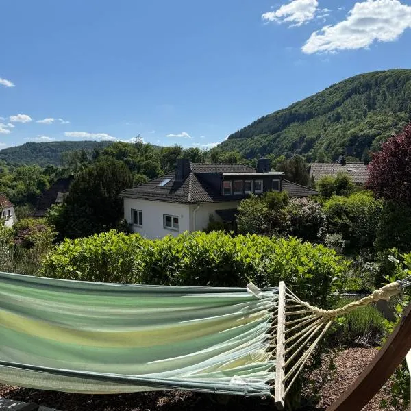 Three-castle-view in a new appartment, hotel v destinaci Neckarsteinach