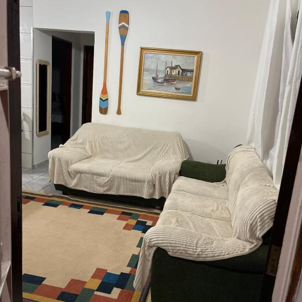 Casa na praia com churrasqueira