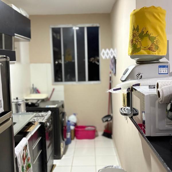 Quarto aconchegante em -AP Compartilhado, Próximo do Parque Do Povo - Foto 4