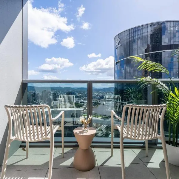 1Bedroom Apt with Sofa bed in Queen's Wharf BNE - Lv 33, hotel din Brisbane