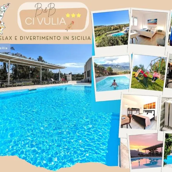 CI VULIA b&b - Sicilia sea, pool, bbq, tv, wi-fi, hotel v destinácii Alcamo Marina