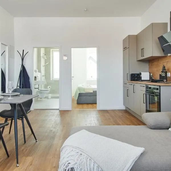 Bad Oeynhausen में, होटल HomeME Bad Oeynhausen City Netflix, Parkplatz, Küche, zentral