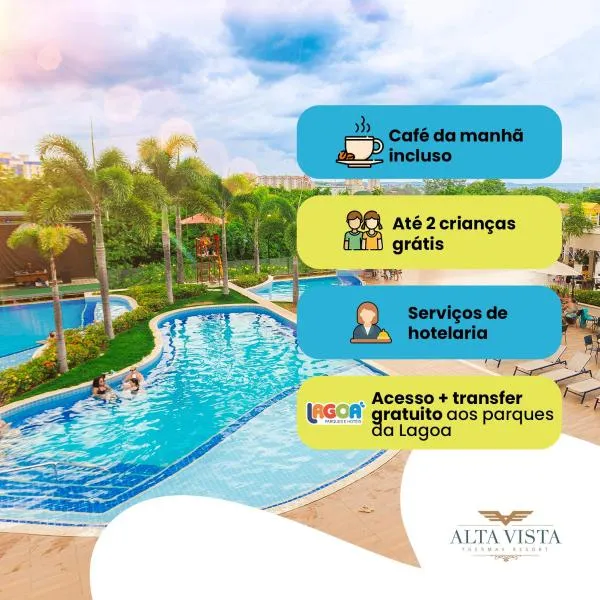 Alta Vista Thermas - OFICIAL, hotel v destinaci Caldas Novas