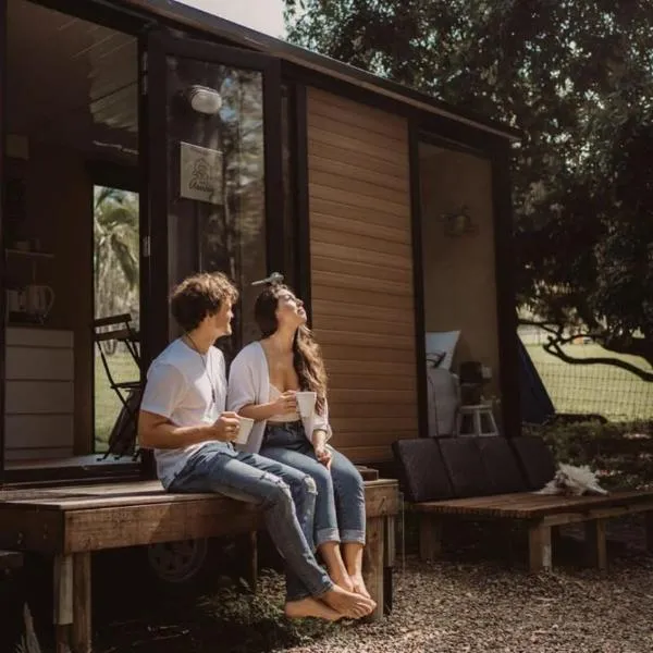 Cockatoo Cabin by Tiny Away, hotel v destinaci Palmwoods
