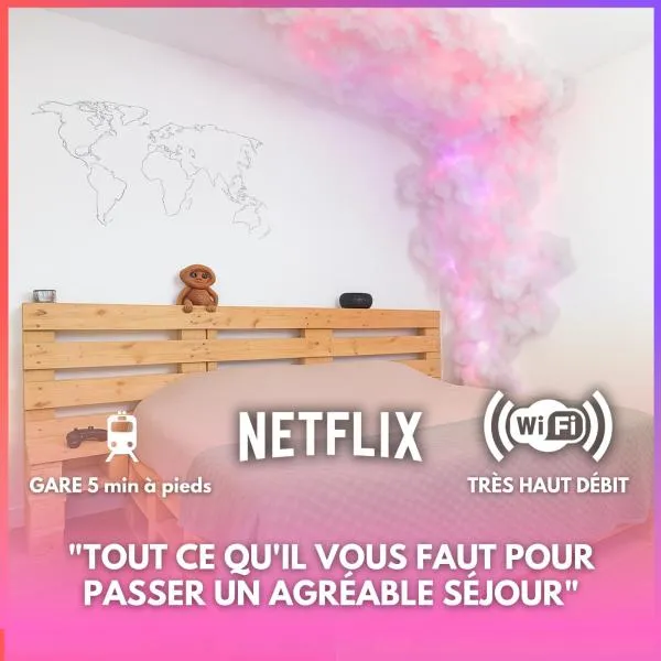 Logement de caractère en haute ville de Quimperlé – hotel w mieście Quimperlé