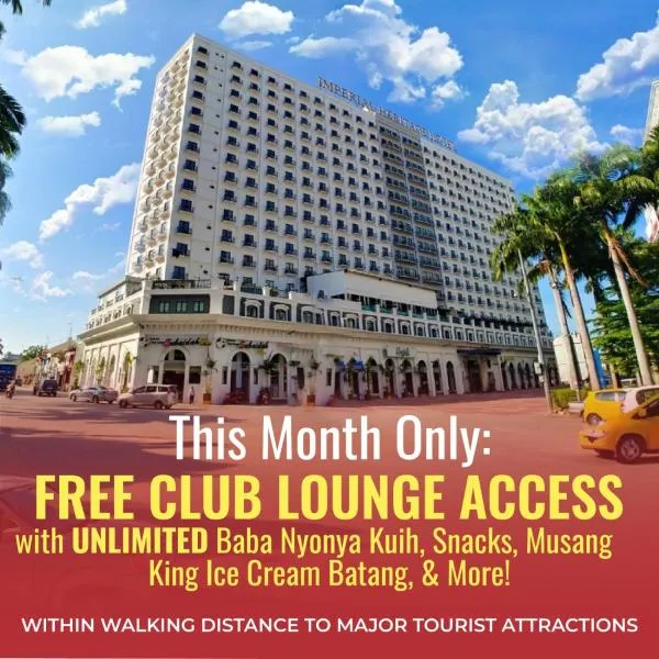 Imperial Heritage Hotel Melaka I City Centre I Free Wifi I Free Parking l Free Club Lounge Access、マラッカのホテル