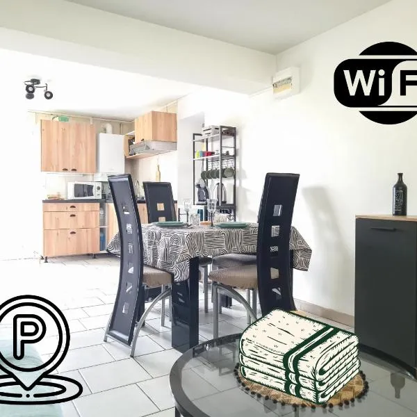 Le Jardin des Mazades - Cosy T2 - Parking - Wifi Fibre Gratuit, hotel em Champcevinel