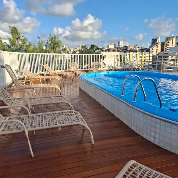 Flat à beira mar, charmoso e aconchegante、ジョアンペソアのホテル