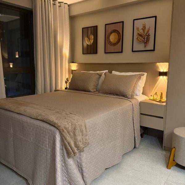 Flat VIP em Boa Viagem - Perto Aeroporto-Shopping Recife e Praia - check in 24h - wi-fi rápido - prédio piscina, coworking, academia e etc