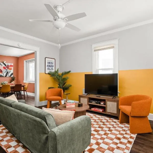 인디애나폴리스에 위치한 호텔 4BD near Indy 500 Speedway - BBQ & Backyard