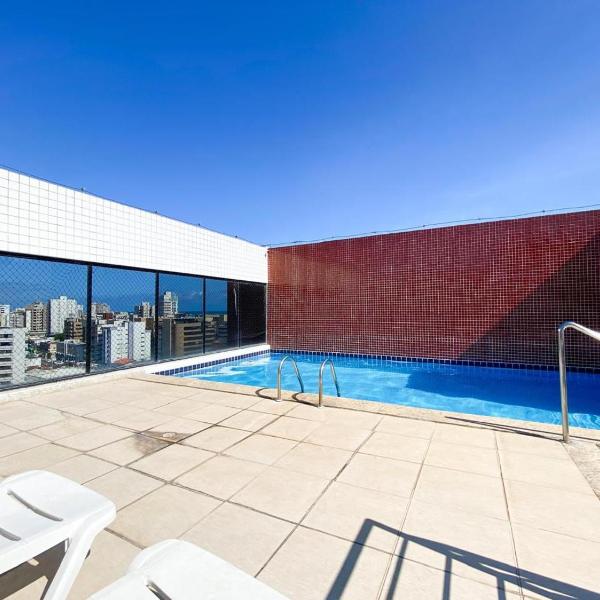 Apto em Ponta Verde a 1 minuto da Praia com Piscina, Varanda e Garagem