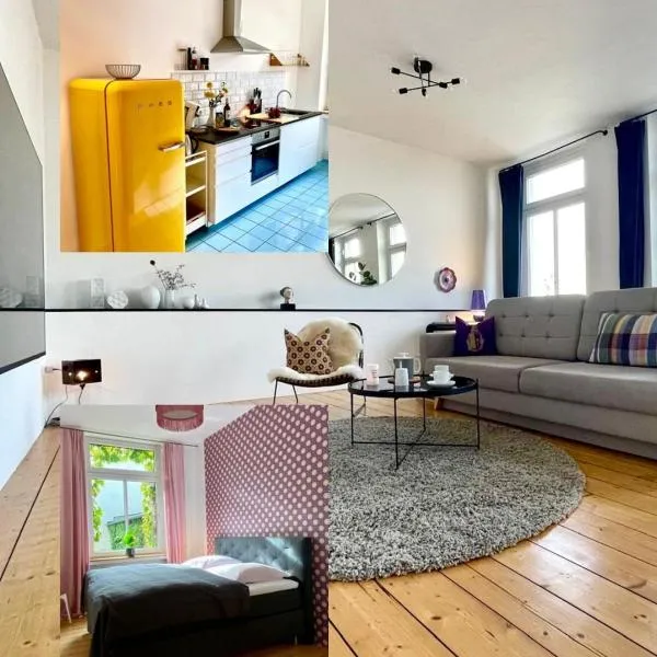Apartment "Am Rheinorange" LOFTSTYLE, 75 Zoll TV, Netflix & Prime, Boxspringbett, hotel in Duisburg