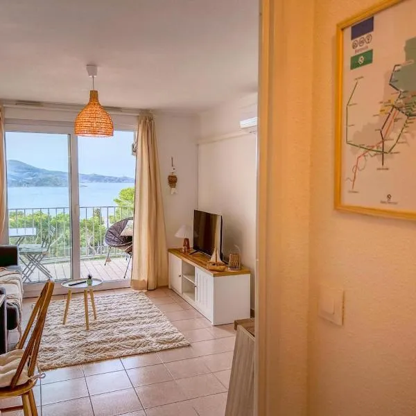 Studio cosy avec terrasse et vue mer imprenable, hotel di Banyuls-sur-Mer