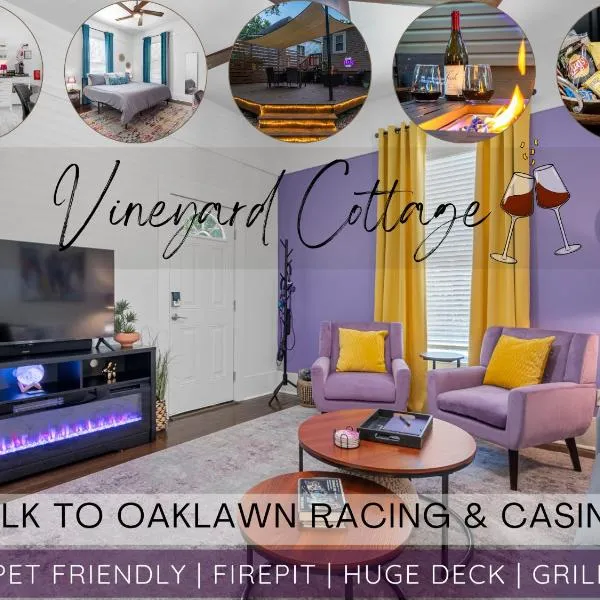 Vineyard Cottage-Pet Friendly & Walk to Oaklawn!, hotel v destinaci Hot Springs