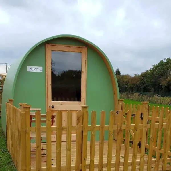 Green Dragon and Kitchen Pod - Sleeps 2 & Parking, hotel in Welshpool