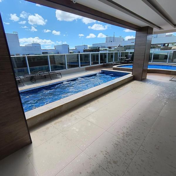 Ap alto padrão Noroeste Brasília com garagem coberta, wi-fi e área de lazer com piscina e academia - Foto 4